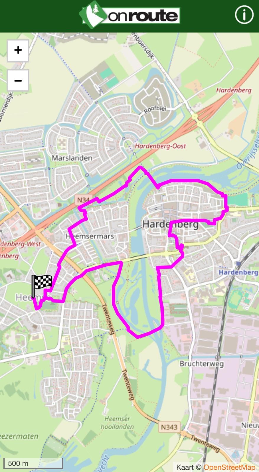 bezinningswandeling hardenberg route